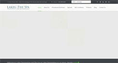 Desktop Screenshot of lakesdermatology.com